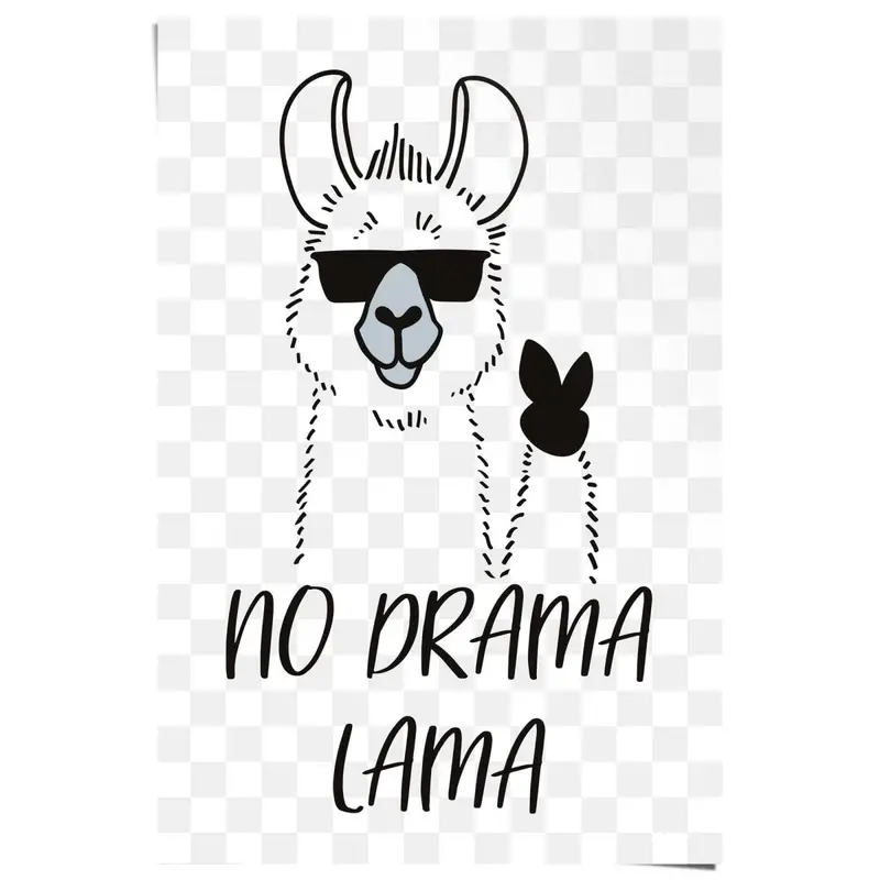 Poster No Drama Lama 91,5x61