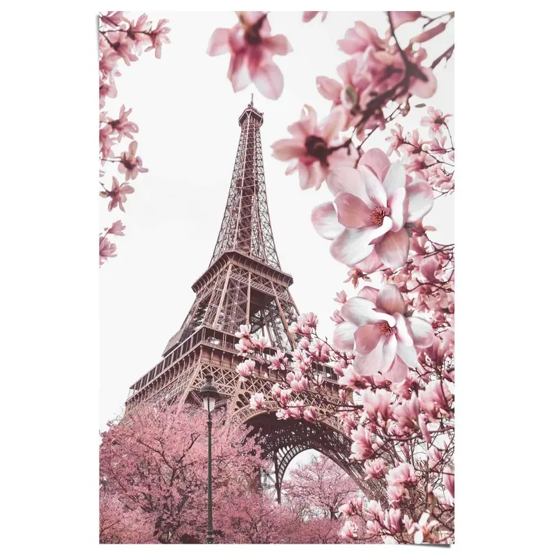 Poster Paris in Pink 91,5x61