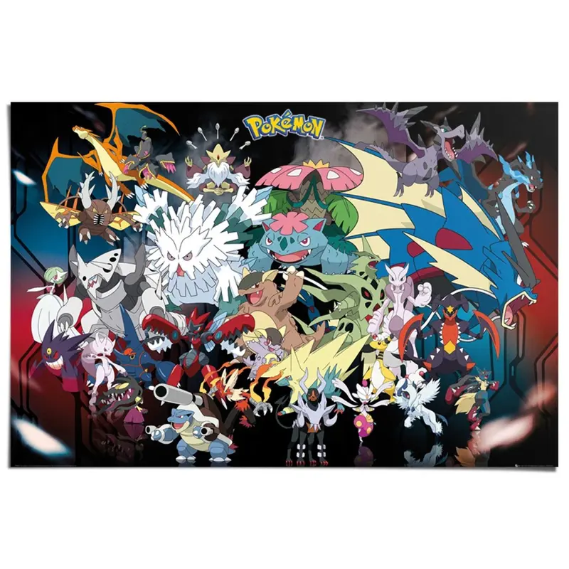 Poster Pokemon - mega 61x91,5