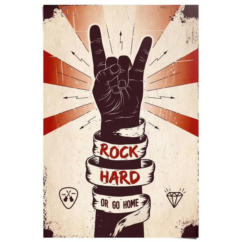Poster Rock Hard 91,5x61