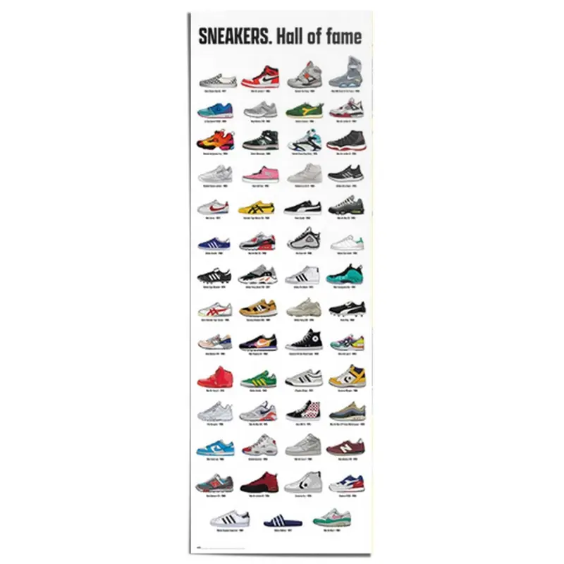 Poster Sneakers - hall of fame 158x53