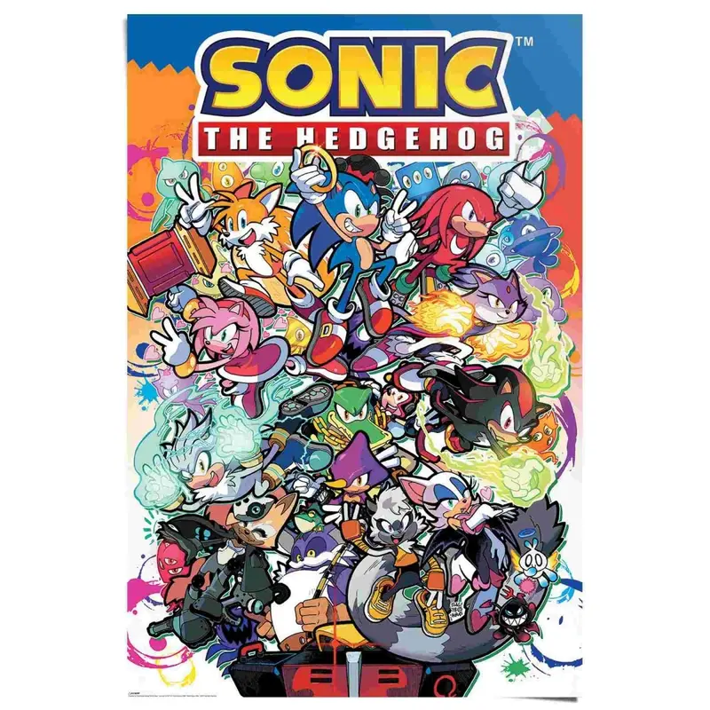 Poster Sonic The Hedgehog - sonic comic characters 91,5x61