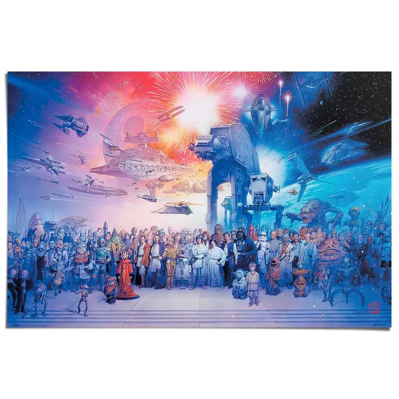 Poster Star Wars - legacy characters episode 1-6 61x91,5