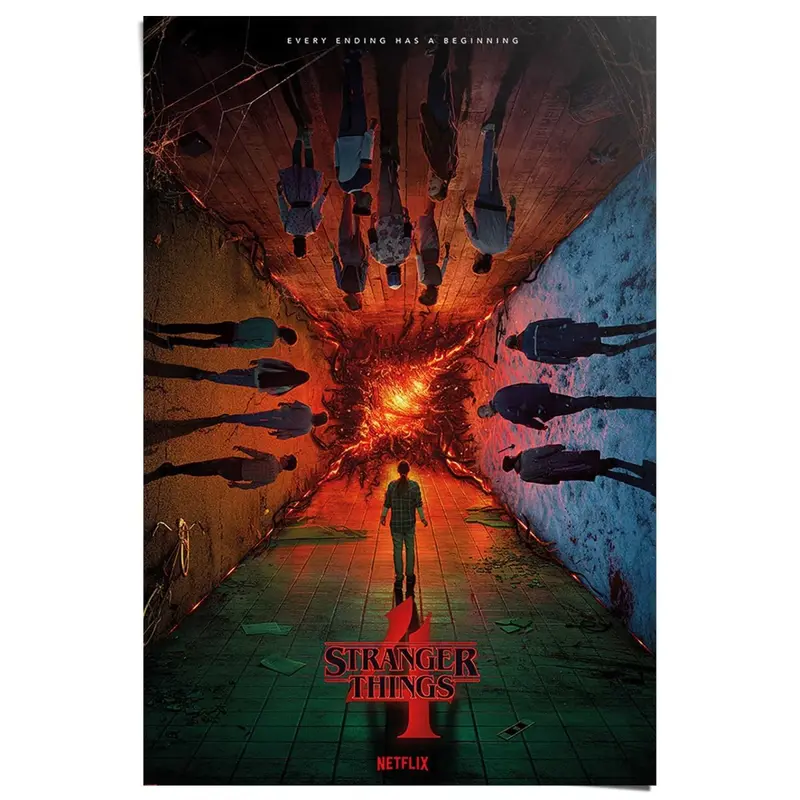 Poster Stranger Things - every ending has a beginning 91,5x61