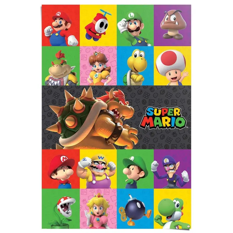Poster Super Mario - characters 91,5x61