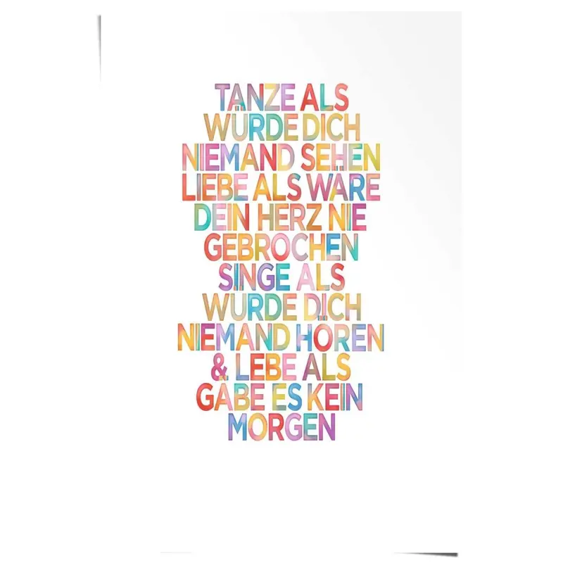 Poster Tanze... 91,5x61