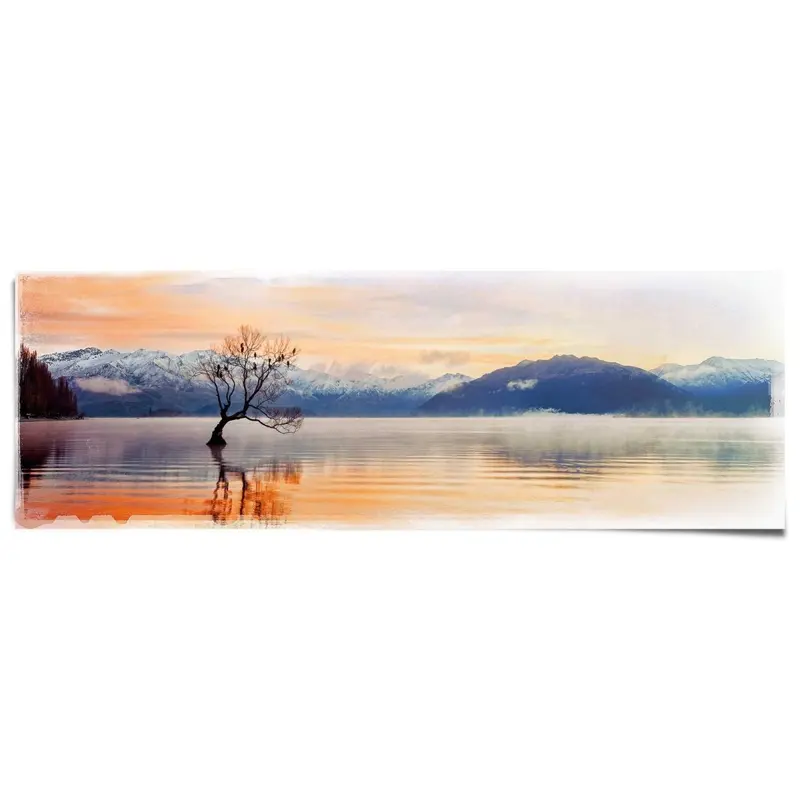 Poster Wanaka Meer 53x158