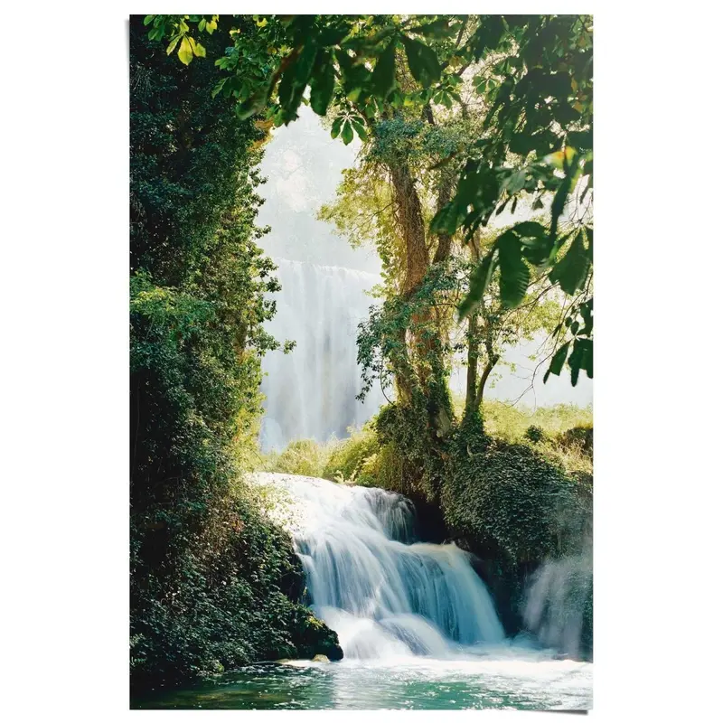Poster Watervallen Zaragoza 91,5x61