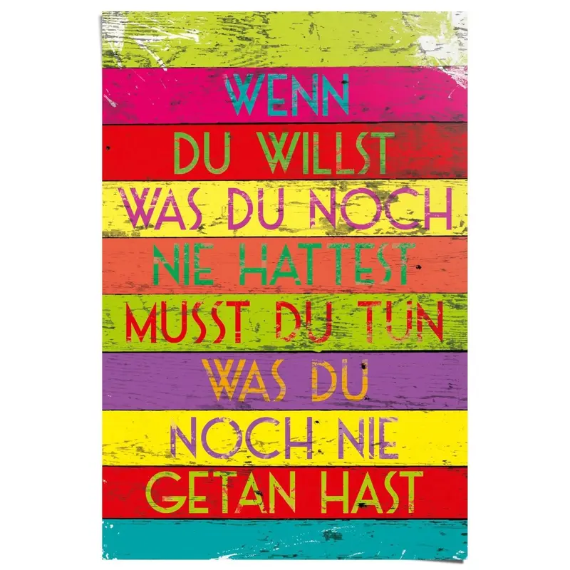 Poster Wenn du willst 91,5x61