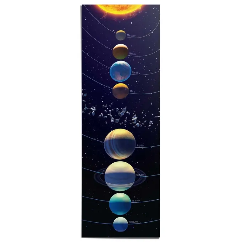 Poster Zonnestelsel 158x53