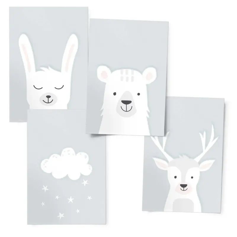 Premium Poster set Blue Sweeties 30x20