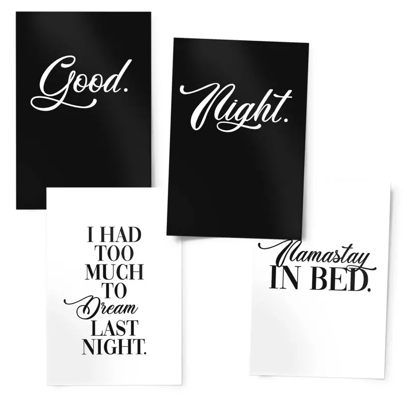 Premium Poster set Good night 30x20
