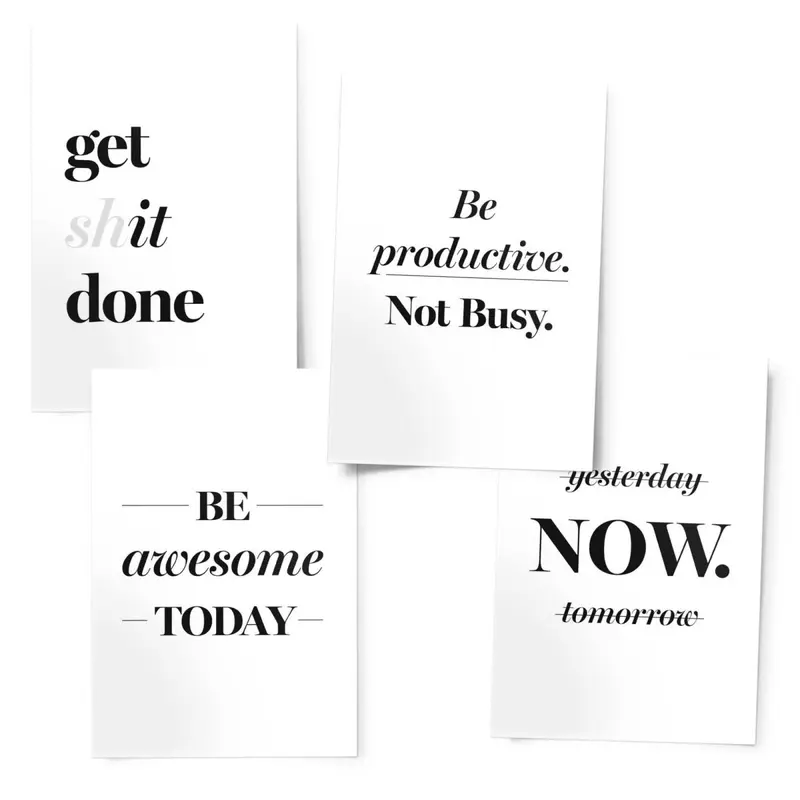Premium Poster set Motivatie 30x20