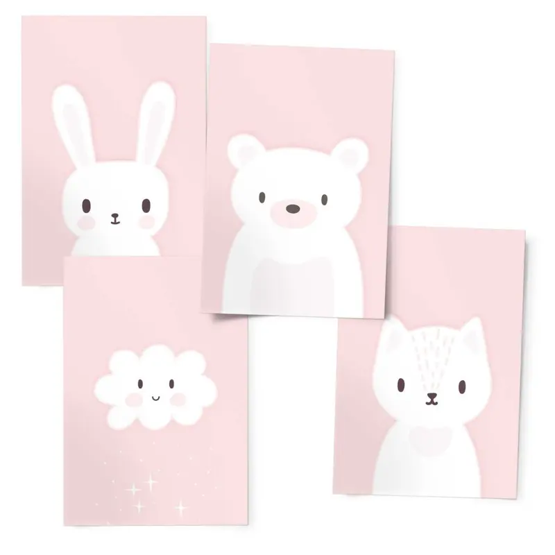 Premium Poster set Pink Sweeties 30x20