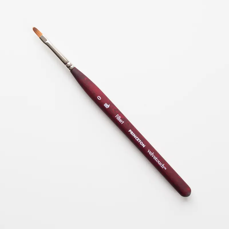 Princeton Velvetouch Mini Filbert 0