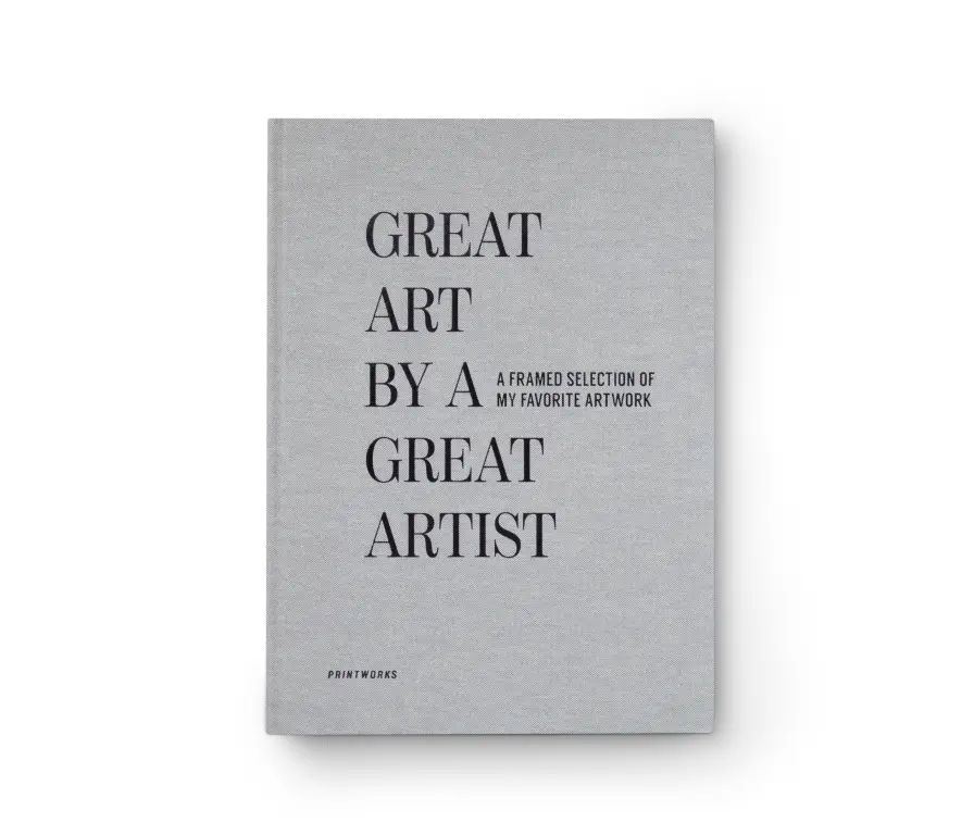 Printworks Frame boek - Grote Kunst - Grijs