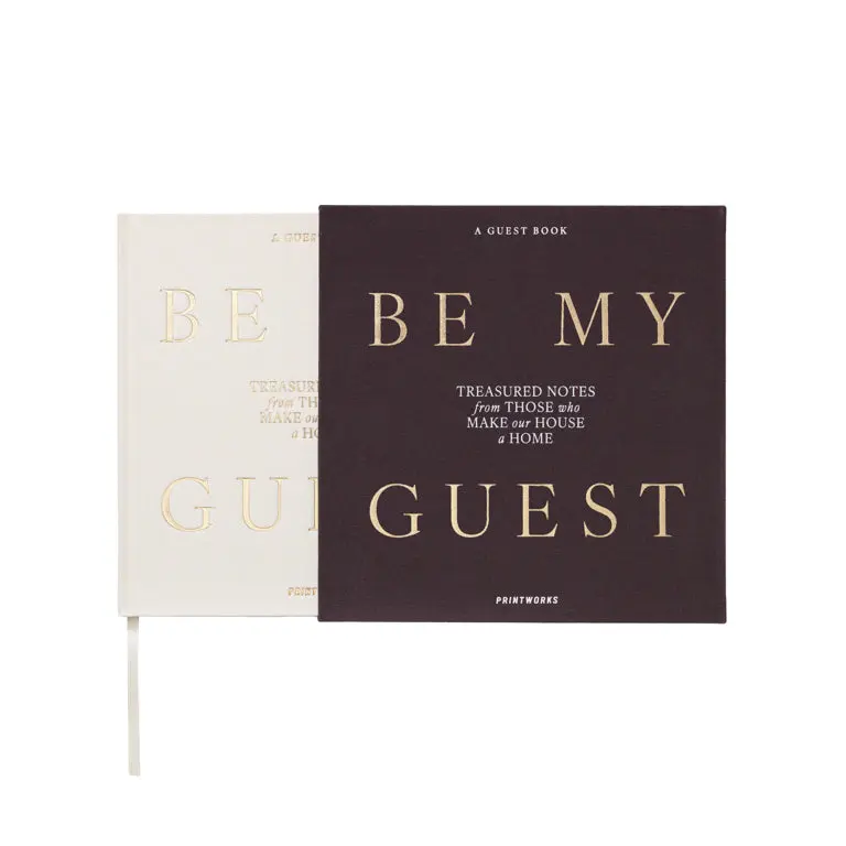 Printworks Gastenboek - Antraciet/Wit
