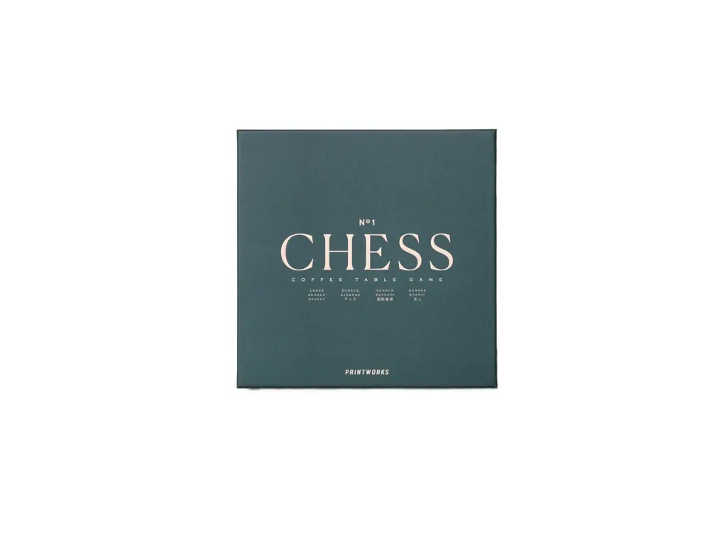 Printworks Spel Classic Schaakspel groen