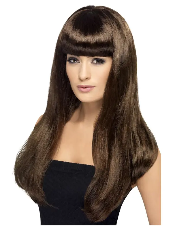 Pruik Babelicious pony, bruin