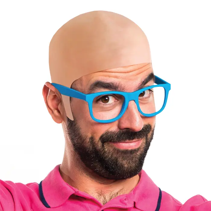 Pruik bald Bobby
