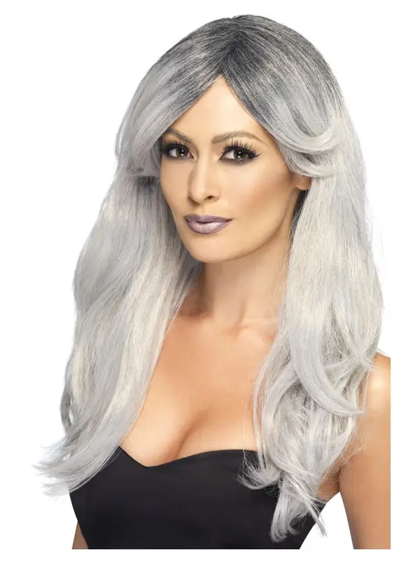 Pruik Ghostly glamour grey