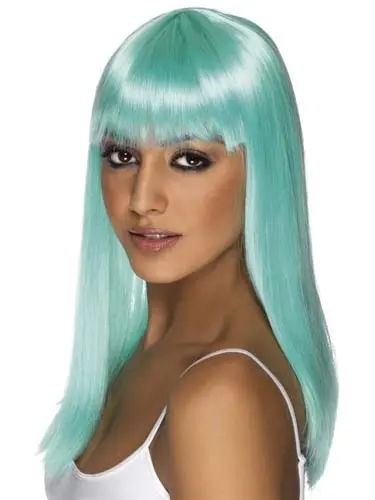 Pruik Glamourama aqua