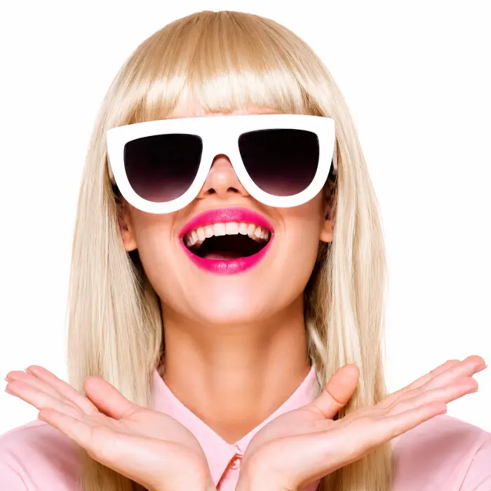 Pruik long lola blond