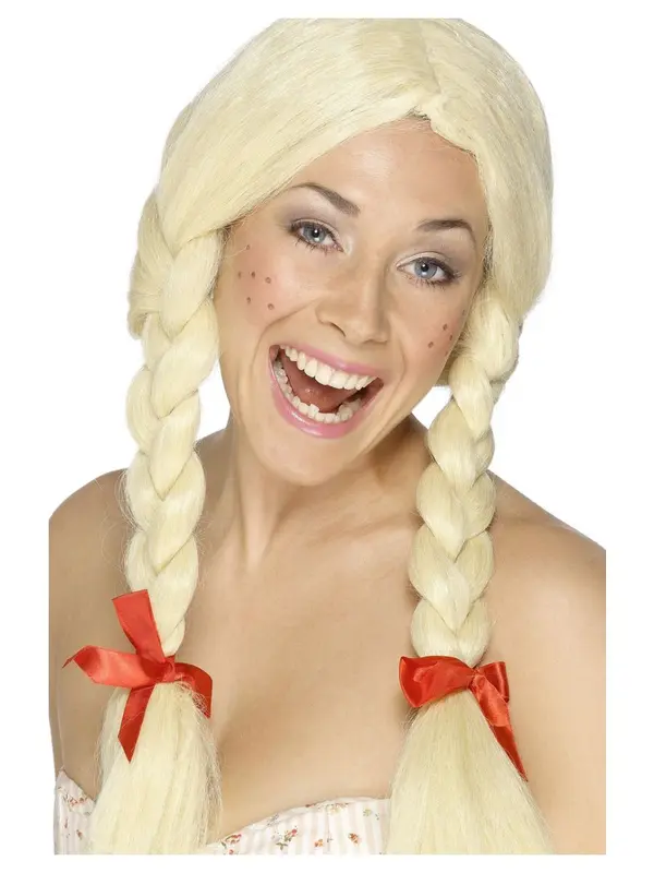 Pruik Schoolgirl blond
