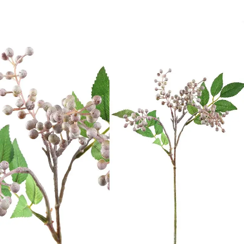 PTMD - Berry Plant grey green berry spray with leaves
