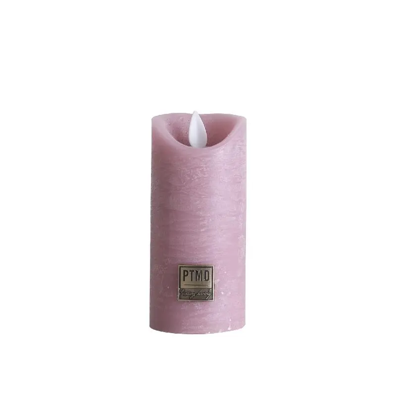 PTMD - LED Light Candle floral moveable flame XS