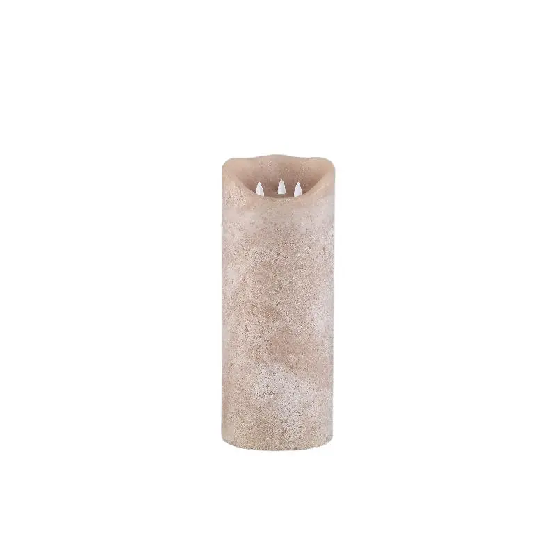 PTMD - Led Light candle New Rustic beige movable flame M