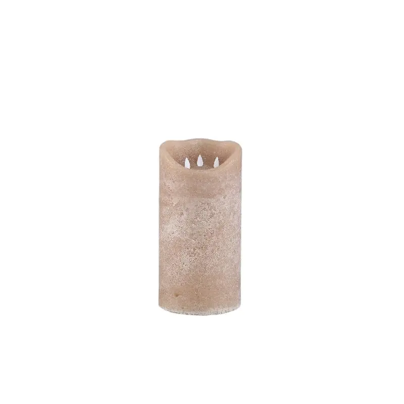 PTMD - Led Light candle New Rustic beige movable flame S