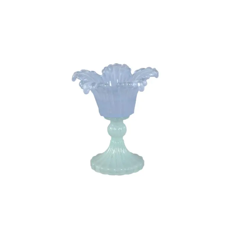 PTMD - Leila Lilac glass flower shaped tealight