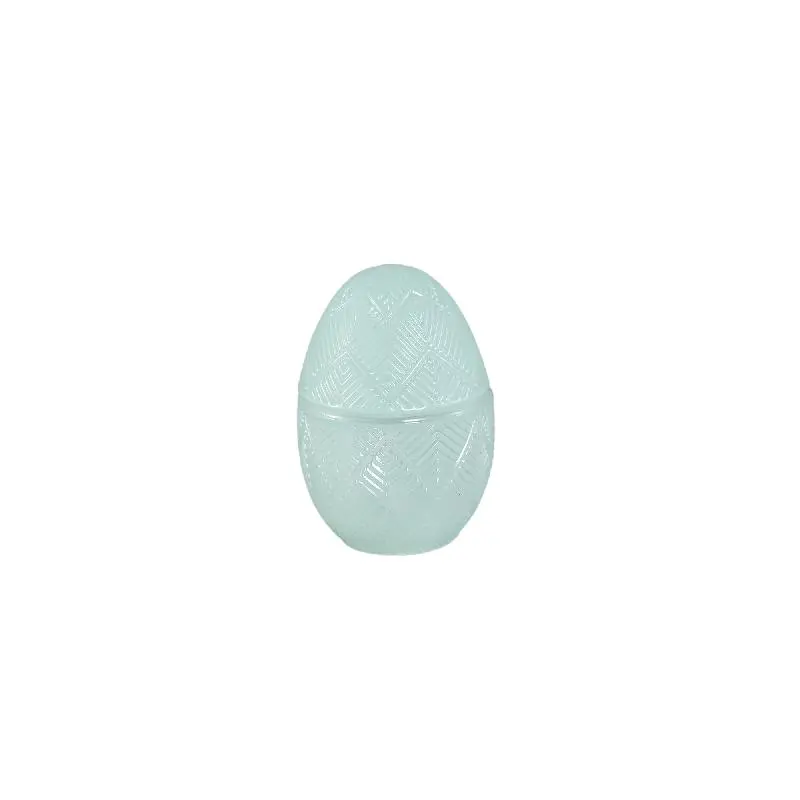 PTMD - Yiana Lilac glass egg shaped storage box