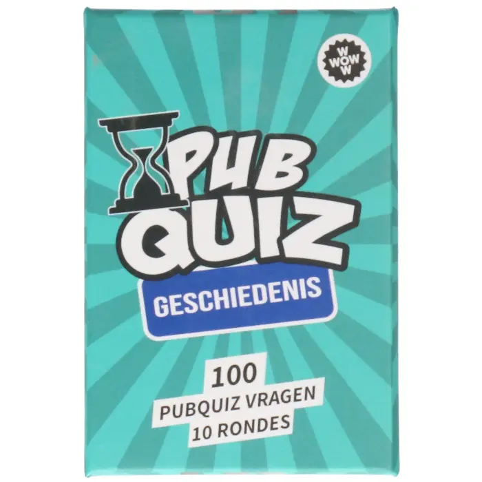 Pub Quiz Geschiedenis