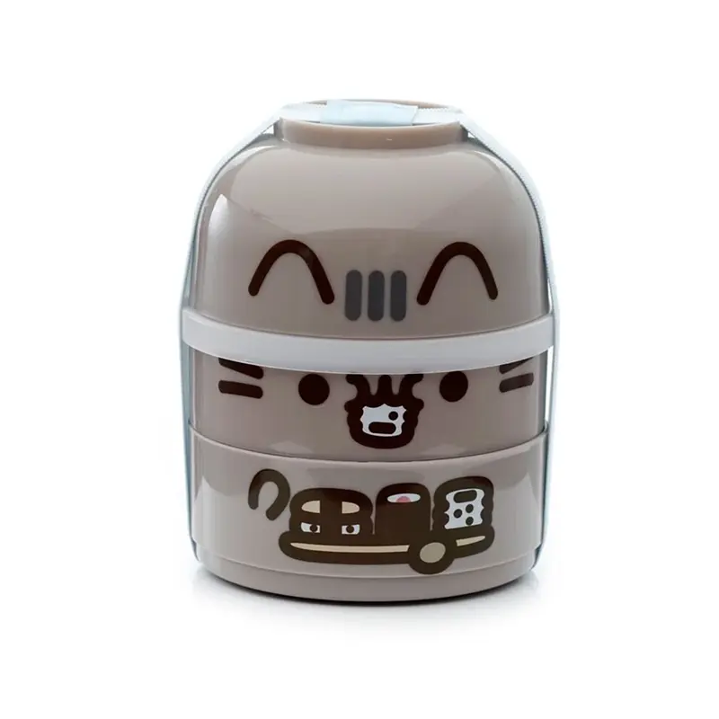 Pusheen rondgestapelde bento lunchbox