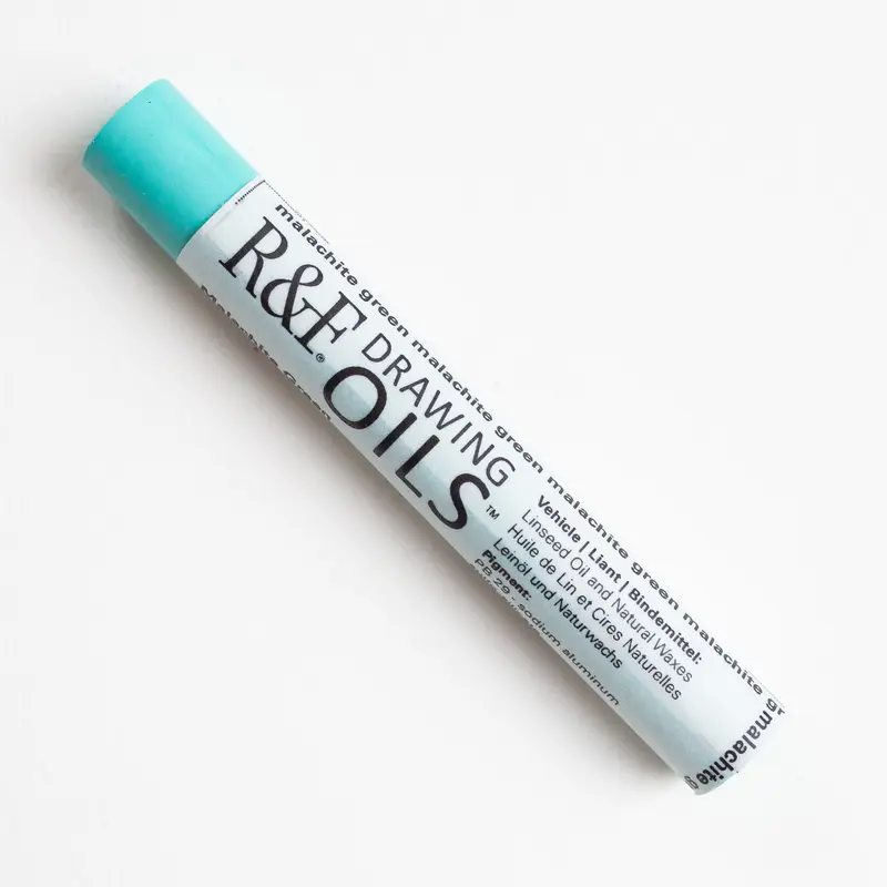 R&F Drawing Oils 12ml Malachite Green