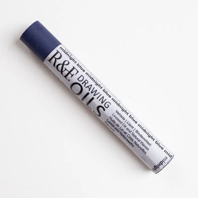 R&F Drawing Oils 12ml Midnight Blue
