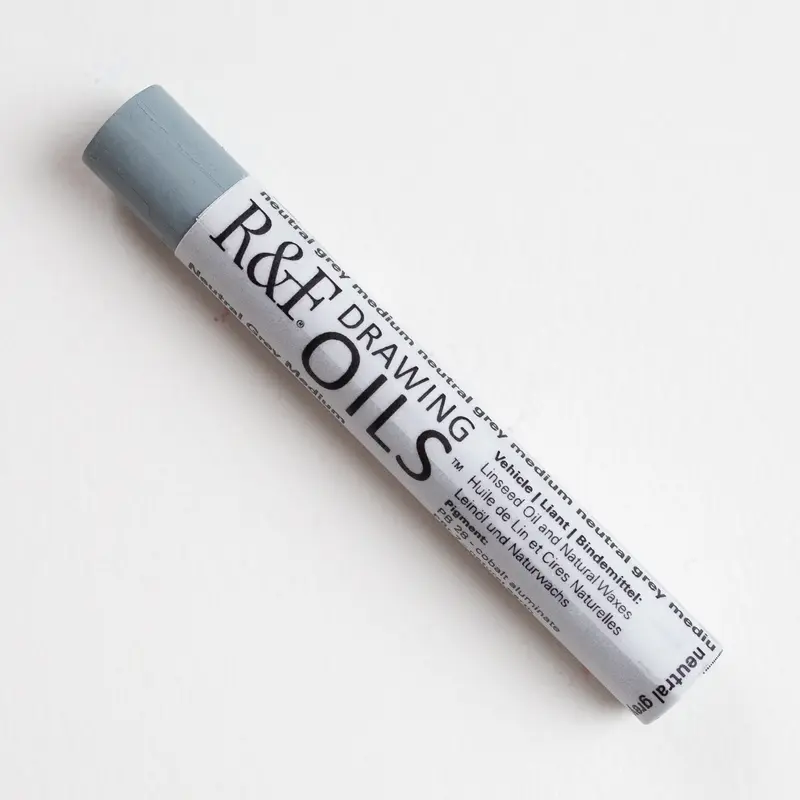 R&F Drawing Oils 12ml Neutral Grey Medium