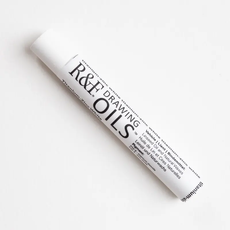 R&F Drawing Oils 12ml Titanium ZInc White