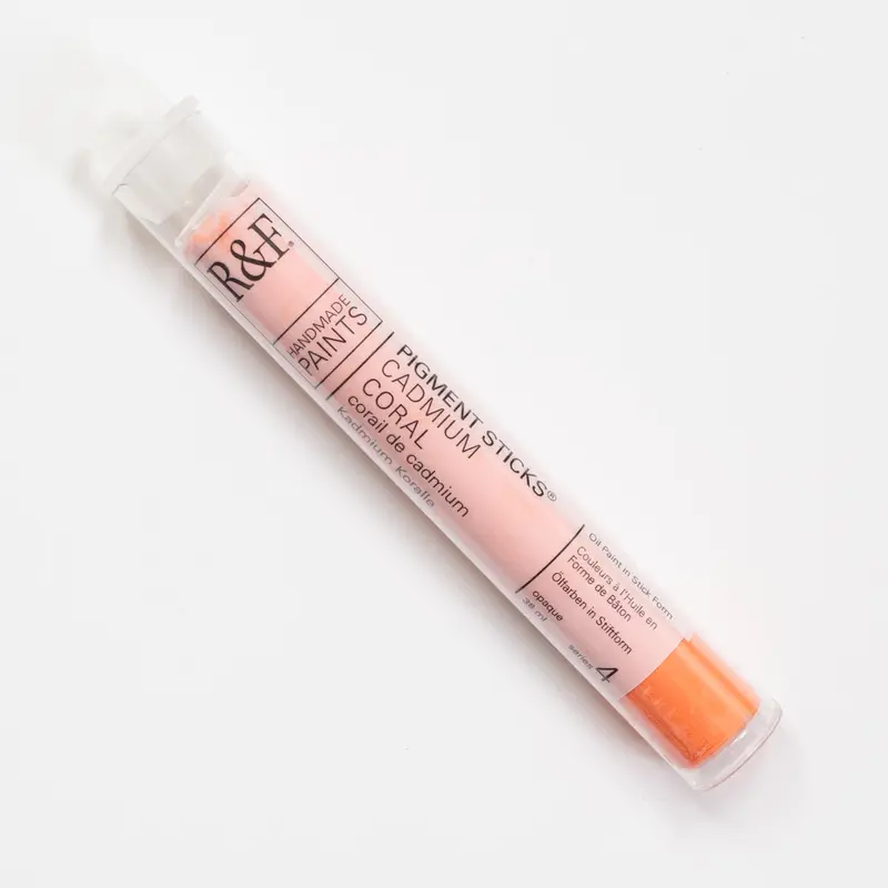 R&F Pigment Stick 38ml Cadmium Coral 4