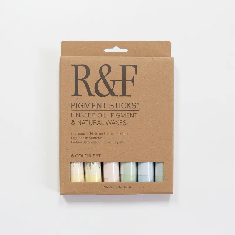 R&F Pigment Stick 38ml Chromatic Tone Set of 6 Sticks