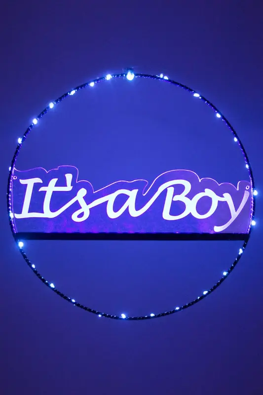 Raam verlichting It's a boy 35cm