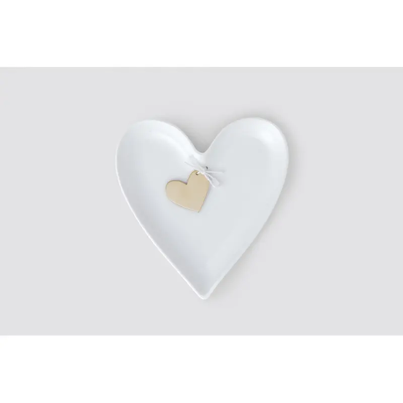 Räder Heart Plate golden Heart