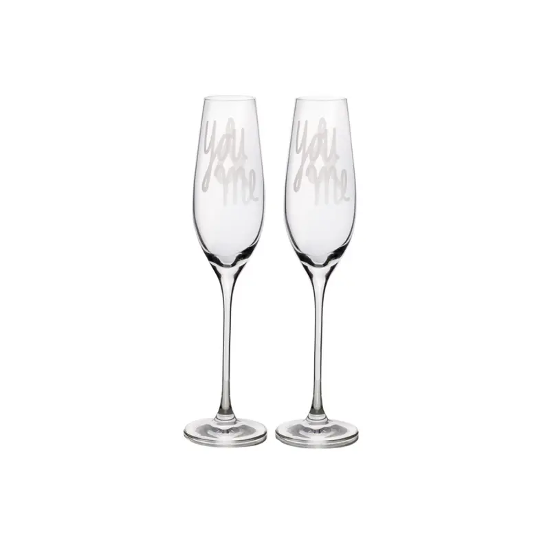 Räder Sektglas Set You & me