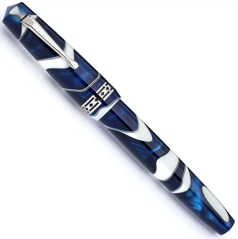 Radius Settimo Cielo Blu silver fountain pen