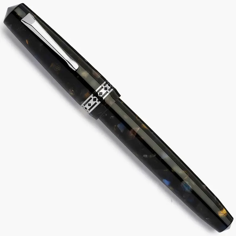 Radius Settimo Roccia Marina silver fountain pen