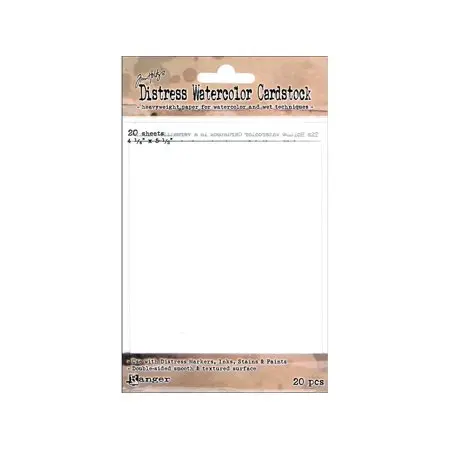 Ranger - Tim Holtz Distress Watercolor Cardstock 4.25x5.5" (20pcs)
