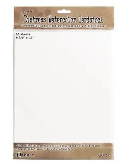 Ranger - Tim Holtz Distress® Watercolor Cardstock 8.5x11" (10pcs)