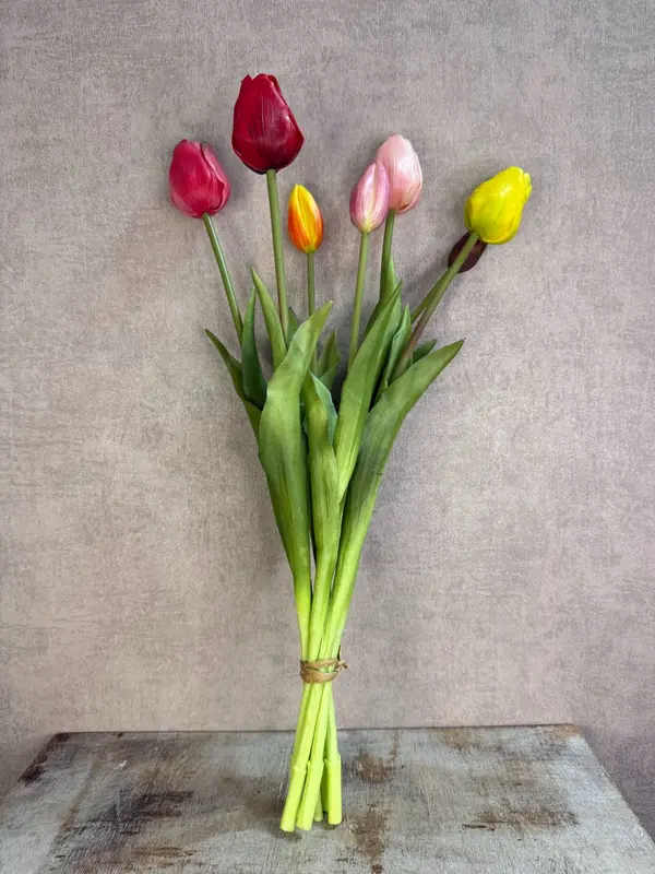 Real touch tulpen | Bont mix 47